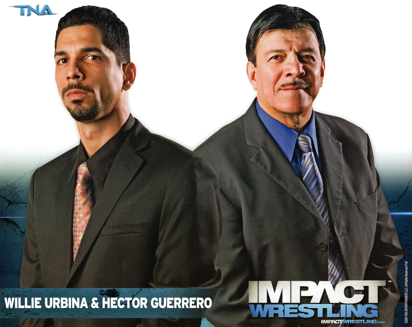 Willie Urbina & Hector Guerrero Impact Wrestling 8x10" Promo Photo P-61