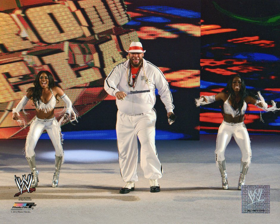 Brodus Clay & The Funkadactyls Naomi & Cameron WWE Photofile 8x10" Photo