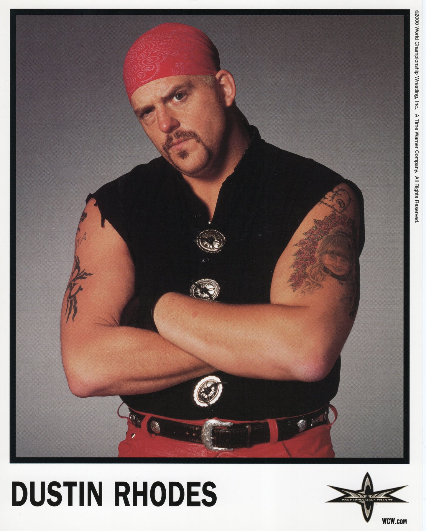 Dustin Rhodes WCW Promo Photo