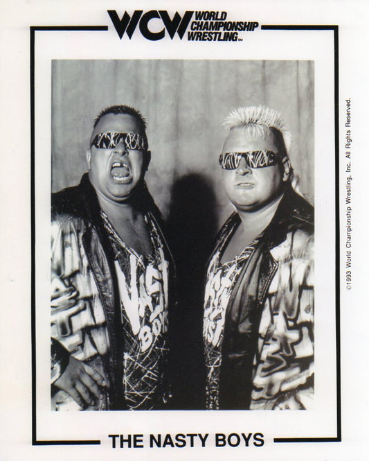 Nasty Boys Brian Knobbs & Jerry Sags WCW Promo Photo Print