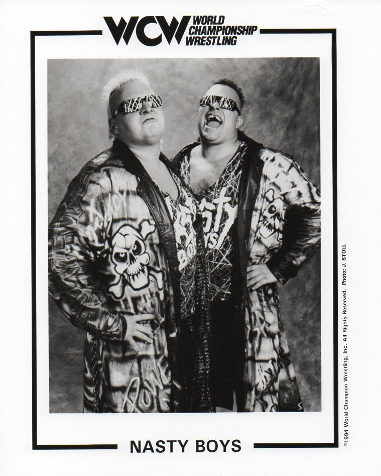 The Nasty Boys Brian Knobbs & Jerry Sags WCW Promo Photo