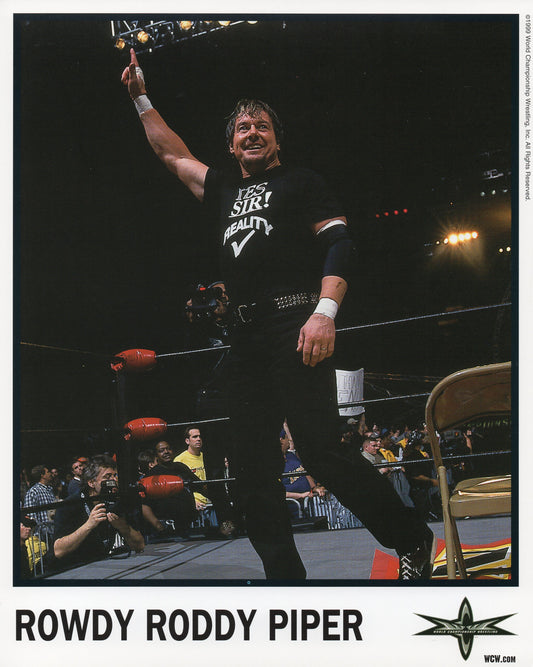 Rowdy Roddy Piper WCW Promo Photo