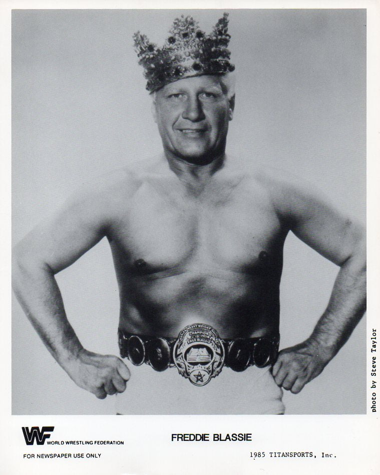 Freddie Blassie WWF Promo Photo