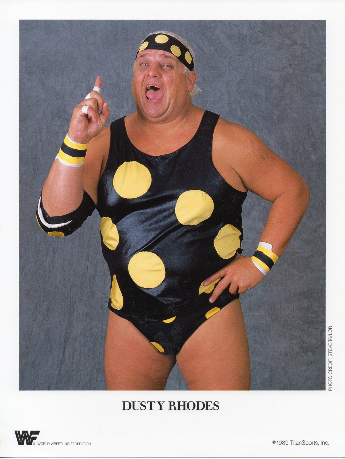 Dusty Rodes Boxer Dusty Rhodes WWF Promo Photo – RetroWrestling.com