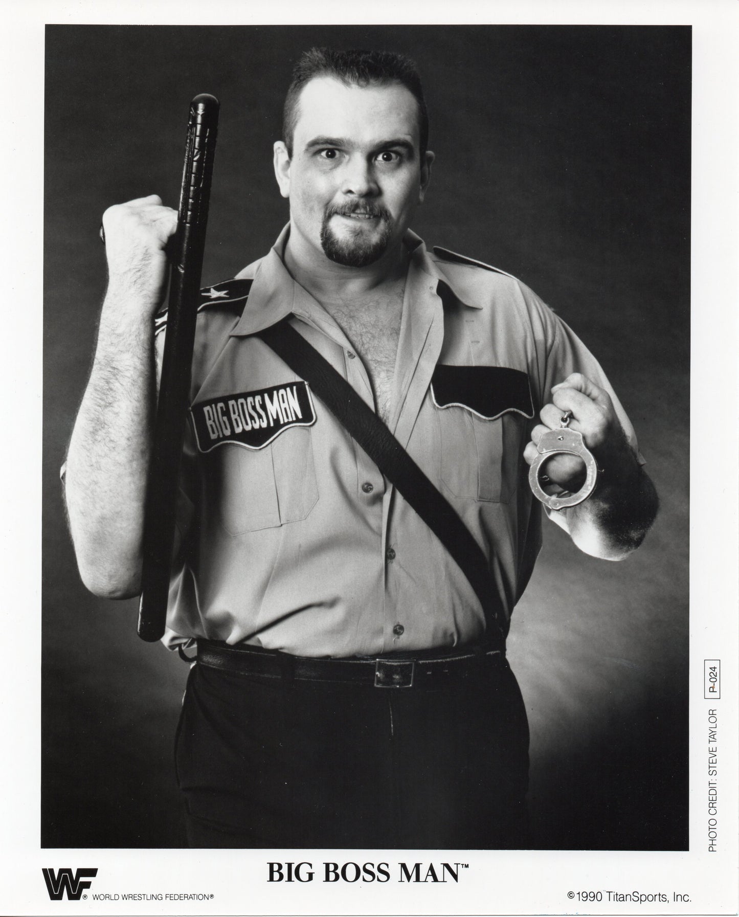 Big Boss Man WWF Promo Photo