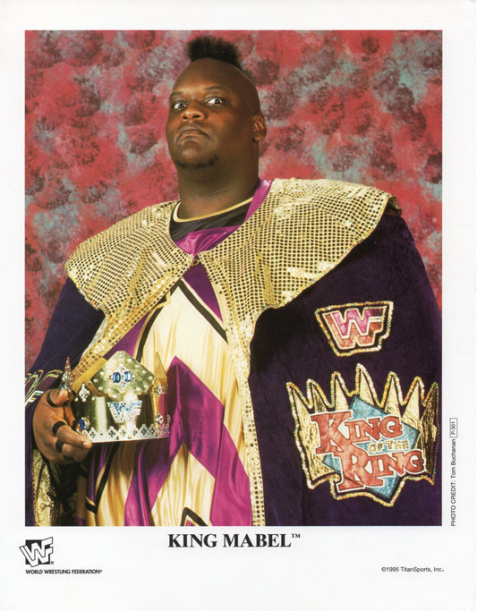 King Mabel WWF Promo Photo