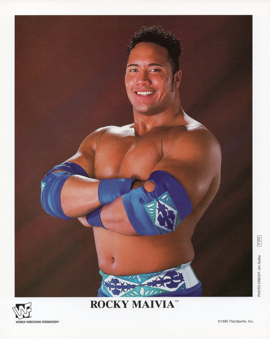 Rocky Maivia WWF Promo Photo