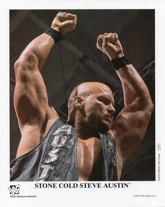 Stone Cold Steve Austin WWF Promo Photo