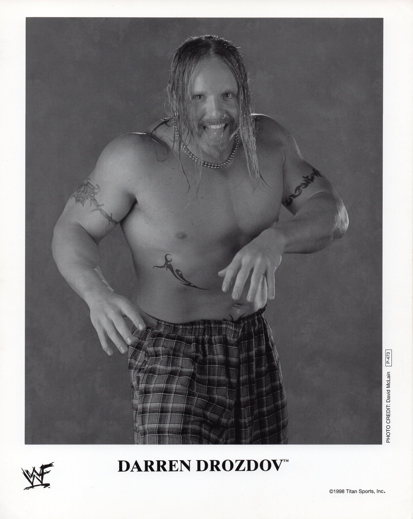 Darren Droz Drozdov WWF Promo Photo