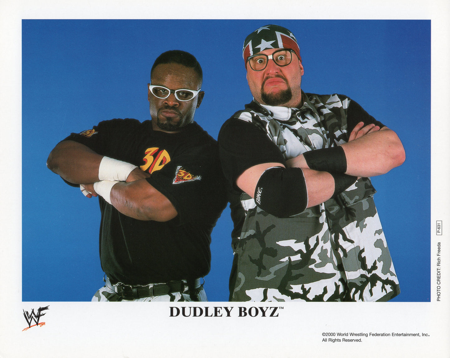 Dudley Boyz D-Von & Bubba Ray WWF Promo Photo
