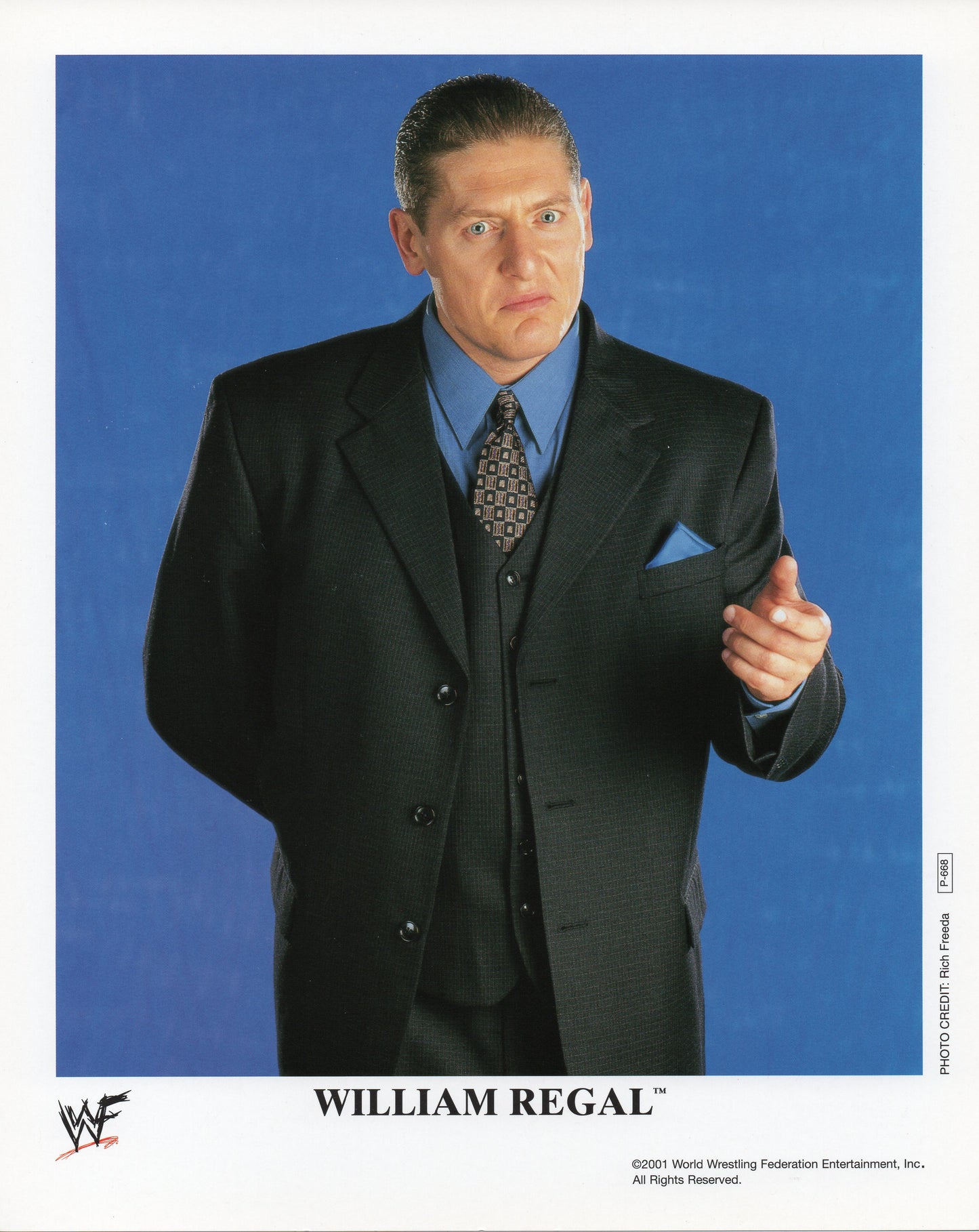 William Regal WWF Promo Photo