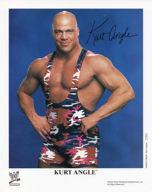 Kurt Angle WWE Promo Photo