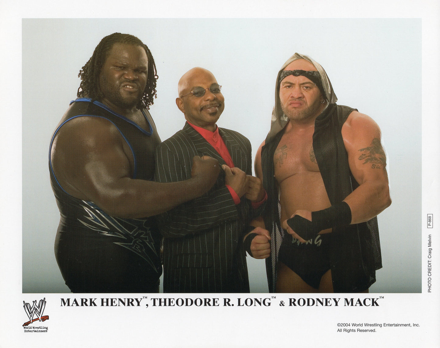 Mark Henry Theodore R Long & Rodney Mack WWE Promo Photo