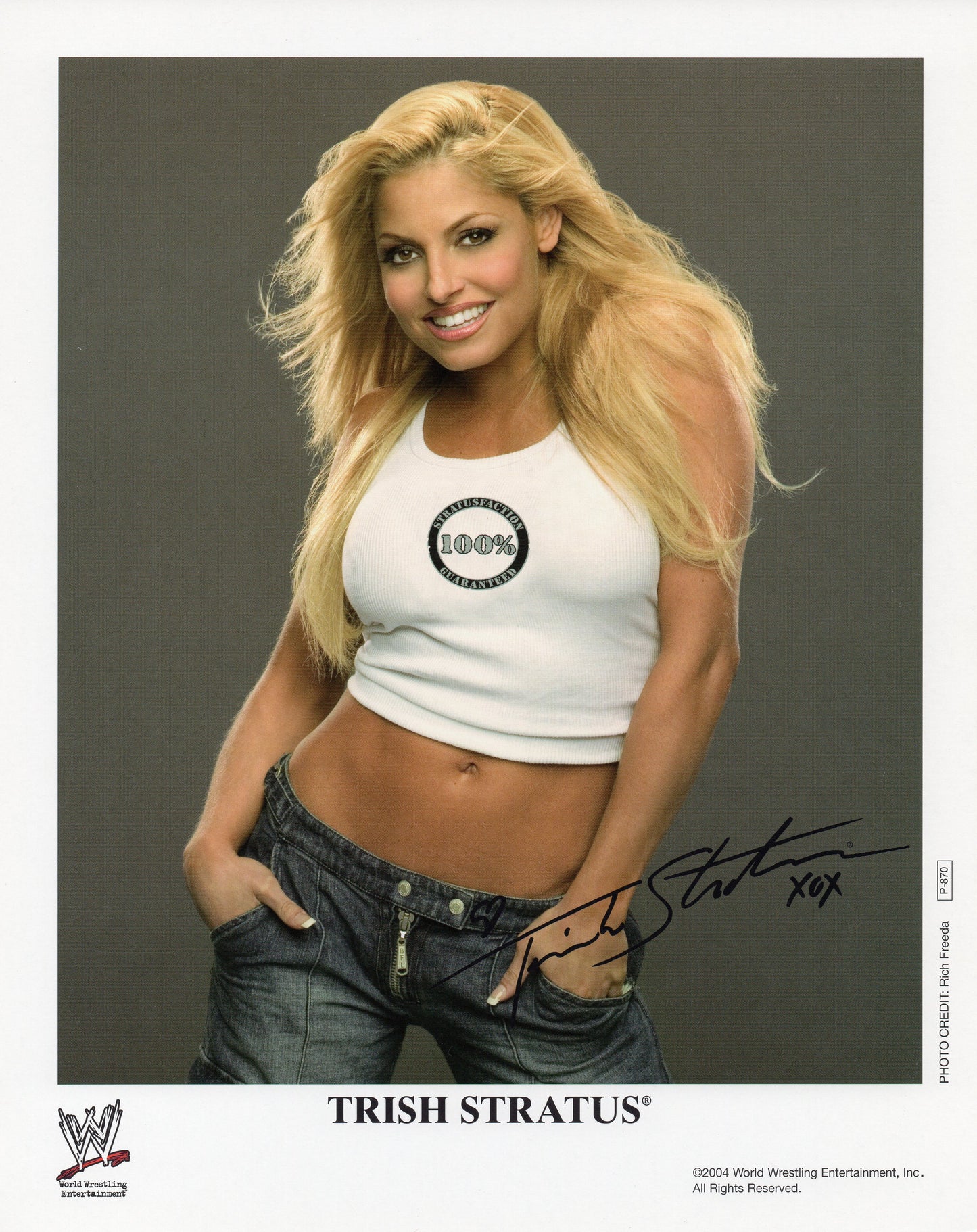 Trish Stratus WWE Promo Photo