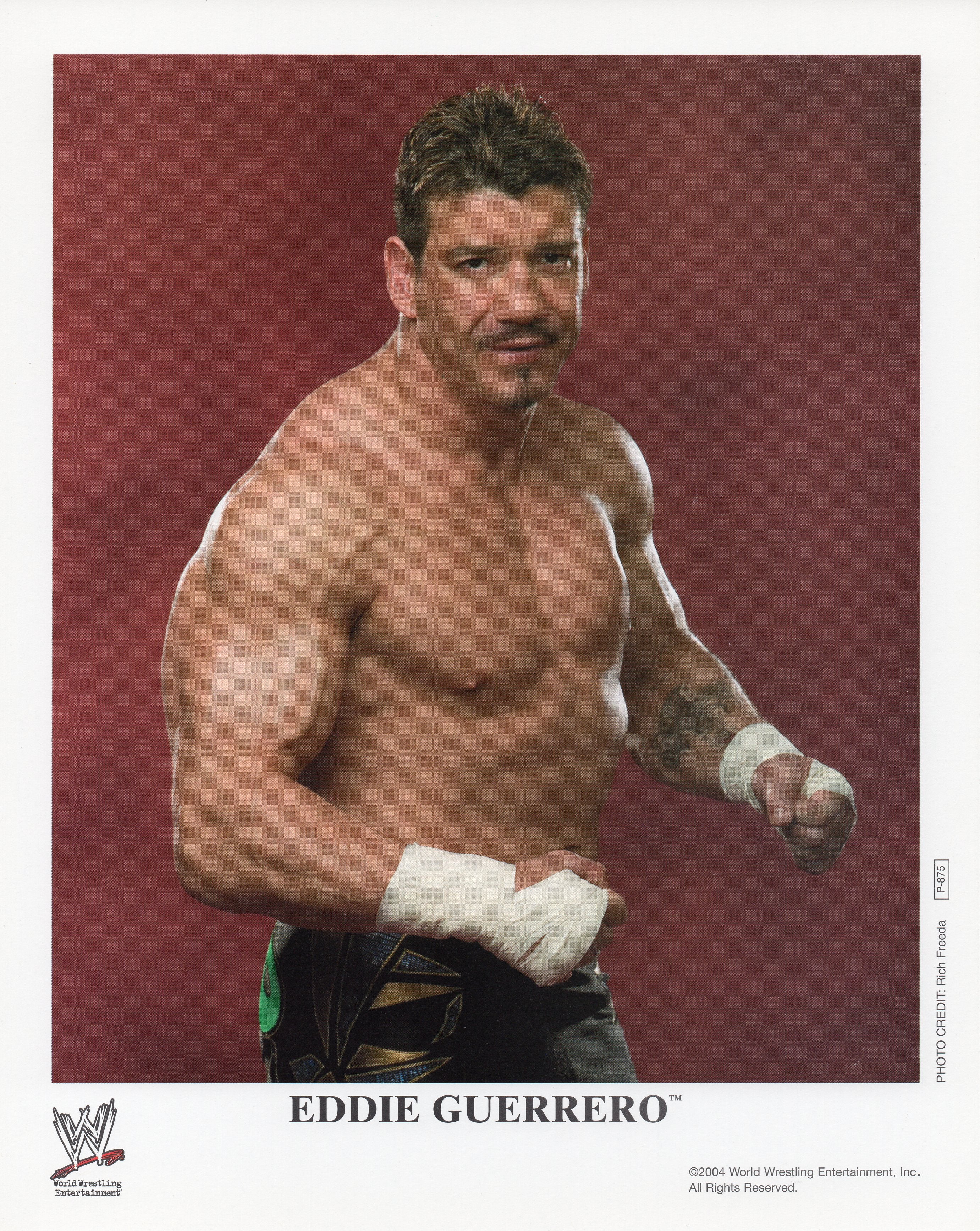 WWF Eddie authentic Guerrero Original Promo P-676