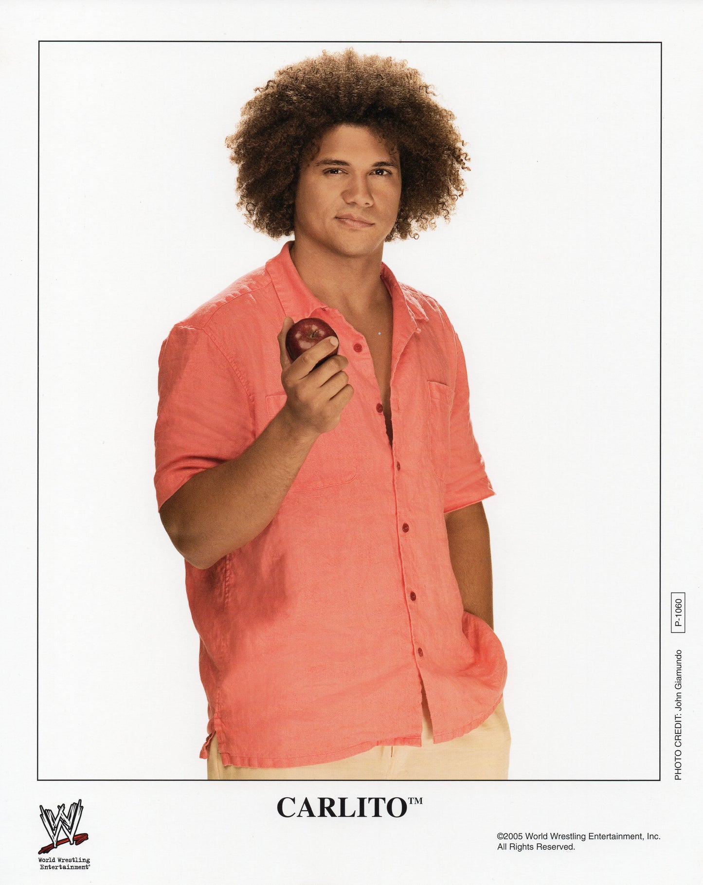 Carlito WWE Promo Photo