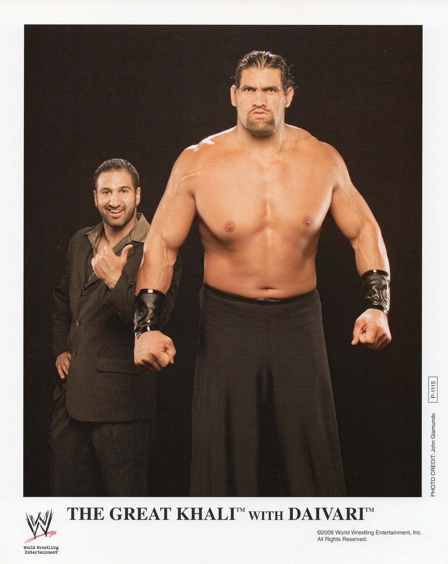 The Great Khali & Daivari WWE Promo Photo