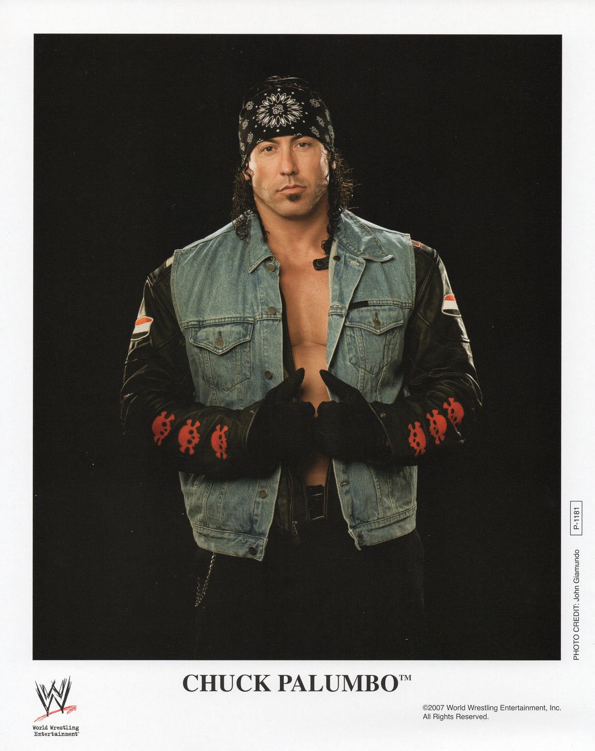 Chuck Colombo Chuck Palumbo WWE Promo Photo – RetroWrestling.com