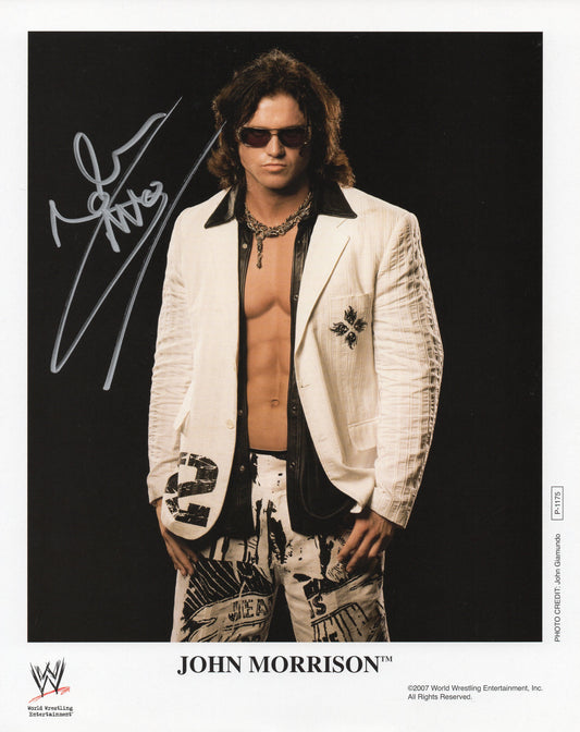 John Morrison WWE/WWF Signed Promo Photo P-1175