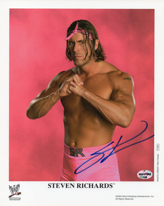 Steven Richards WWE/WWF Signed Promo Photo P-848