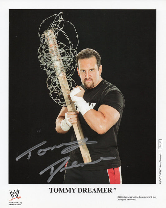 Tommy Dreamer WWE/WWF Signed Promo Photo P-1120