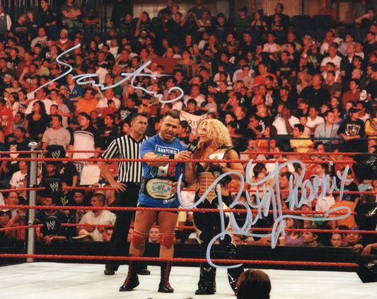 Santino Marella & Beth Phoenix WWE Signed Photo