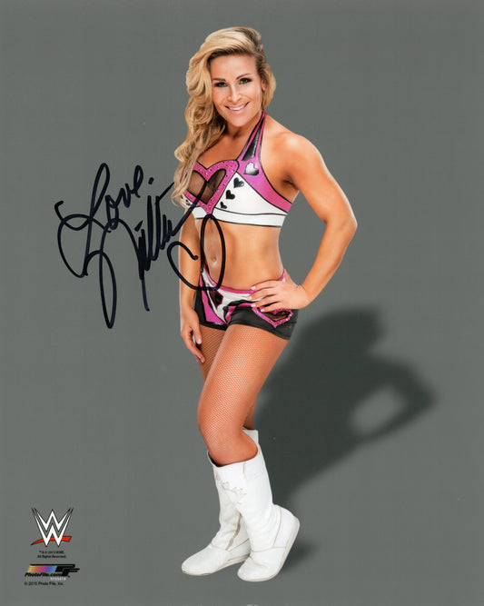 Natalya WWE Signed Photofile Photo