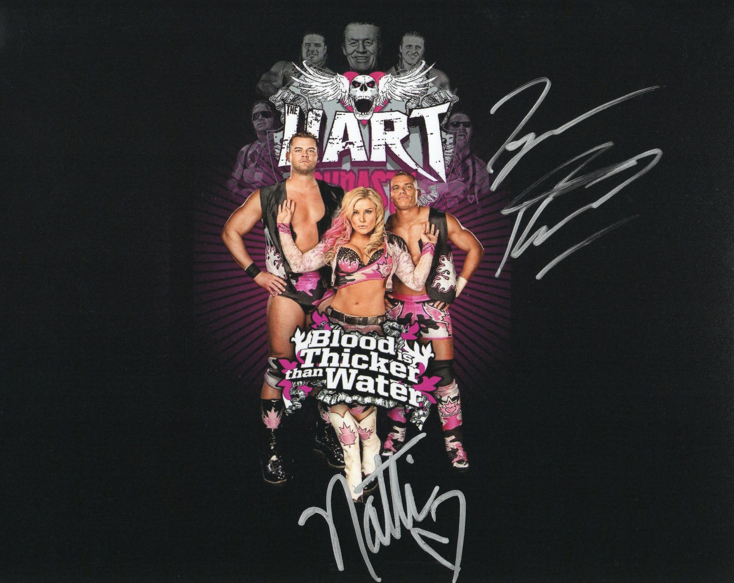 Natalya & Tyson Kidd WWE Signed Photo